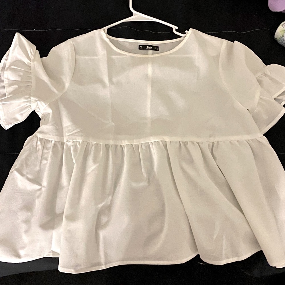 White babydoll top